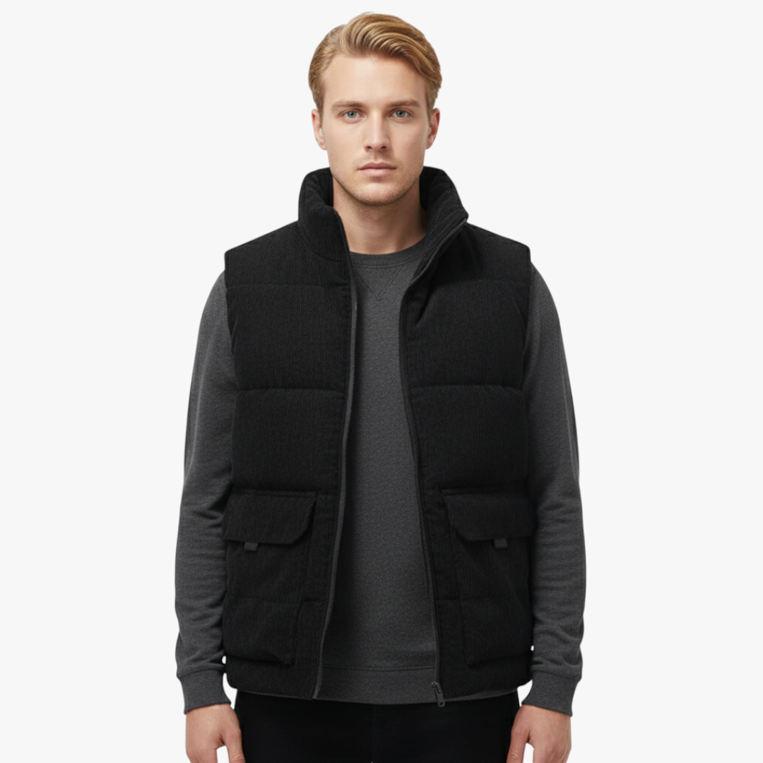 Barrett | Bodywarmer Corduroy Fur-Lined Gilet for Men
