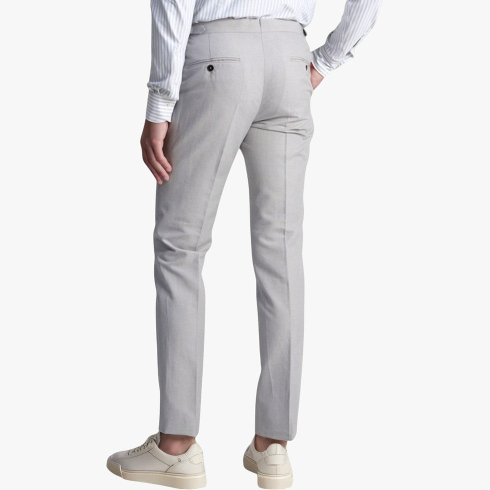Miles & Luna 2-Piece Linen Blend Suit Set Smart Tailored Casual Business Look for Men