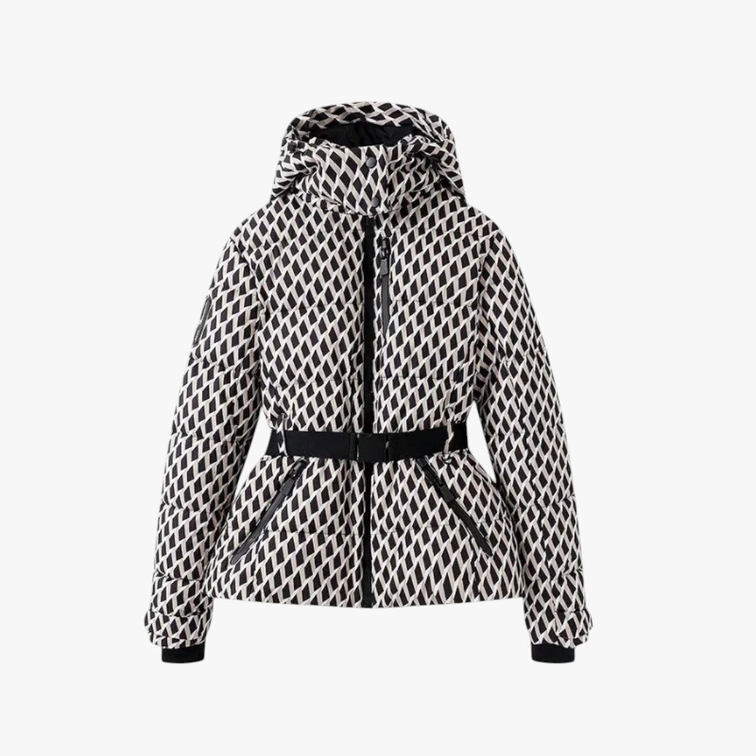 Miles & Luna Belted Puffer Jacket for Women