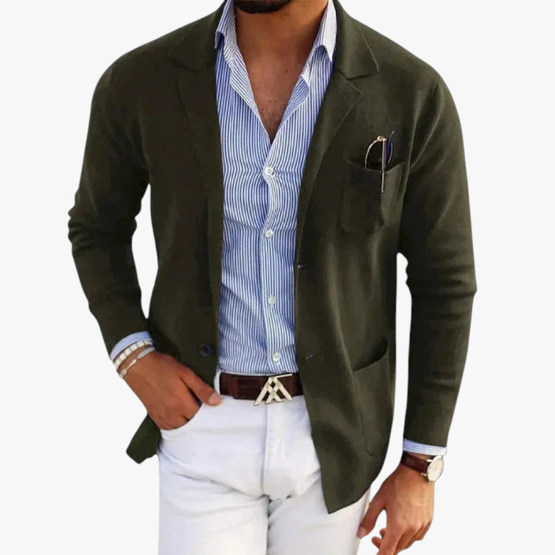 Miles & Luna Blazer With Lapel Collar for Men