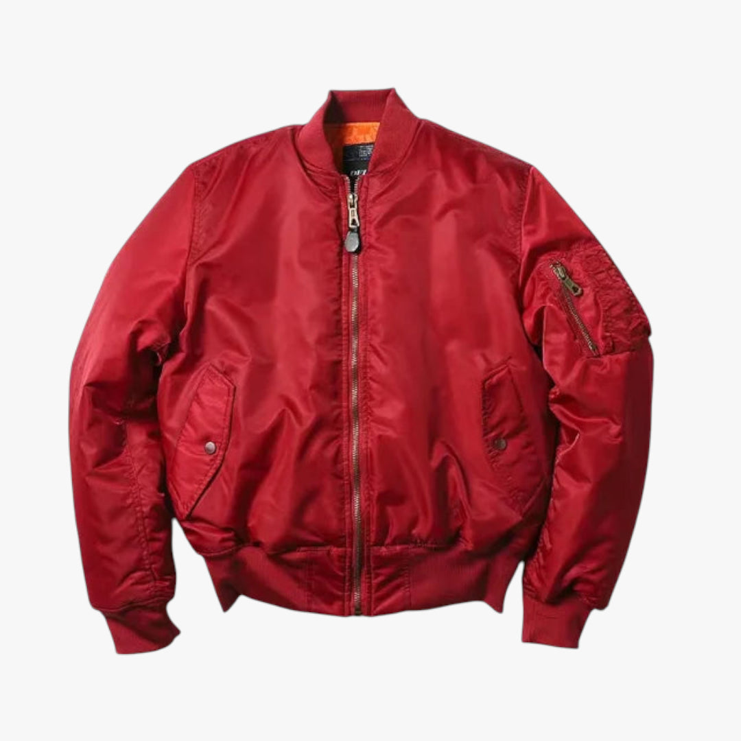 Miles & Luna Bomber Jacket Windproof Water-Repellent Classic Style for Women