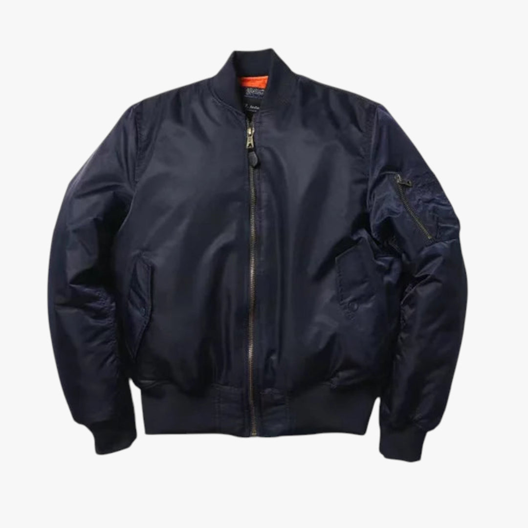 Miles & Luna Bomber Jacket Windproof Water-Repellent Classic Style for Women