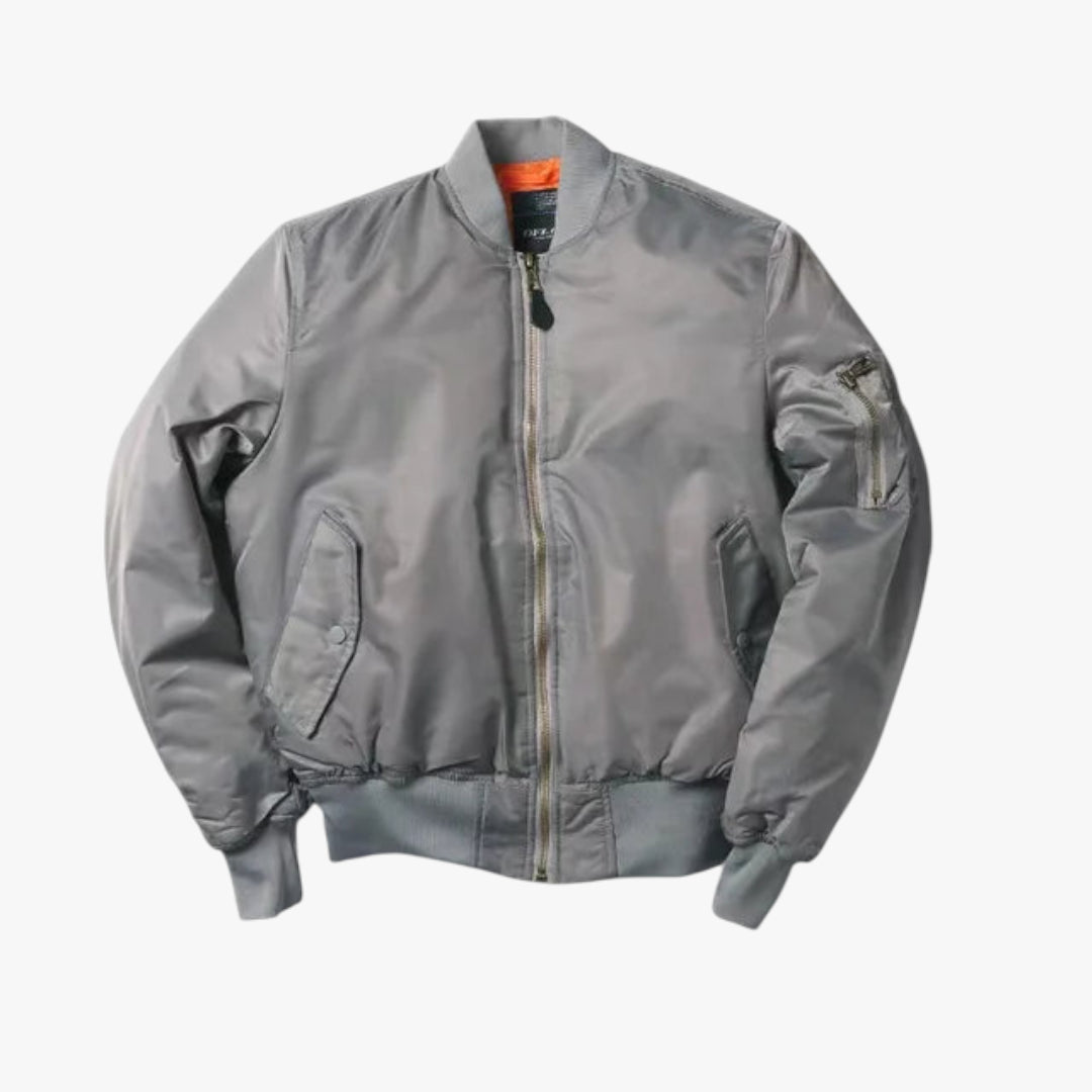Miles & Luna Bomber Jacket Windproof Water-Repellent Classic Style for Women