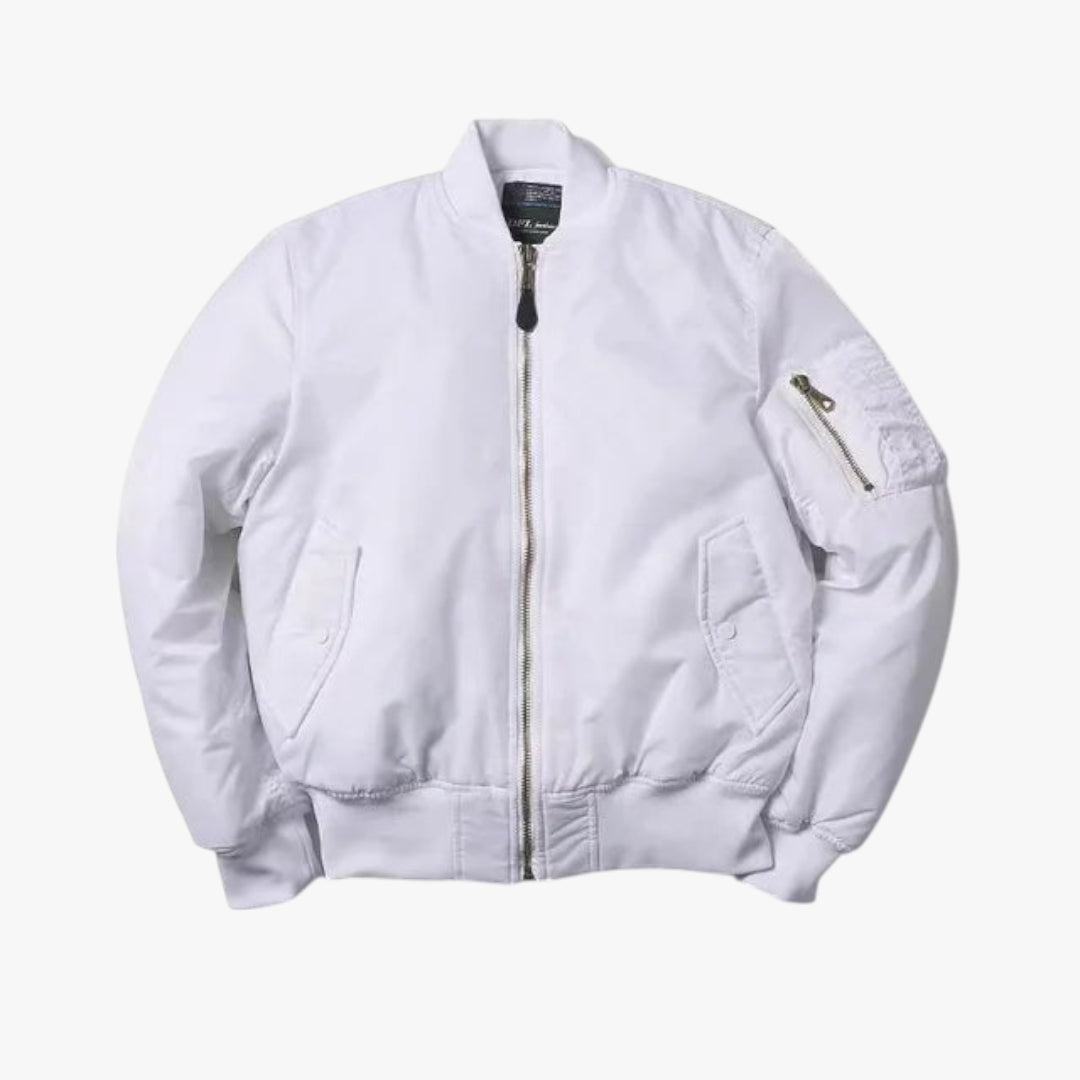 Miles & Luna Bomber Jacket Windproof Water-Repellent Classic Style for Women