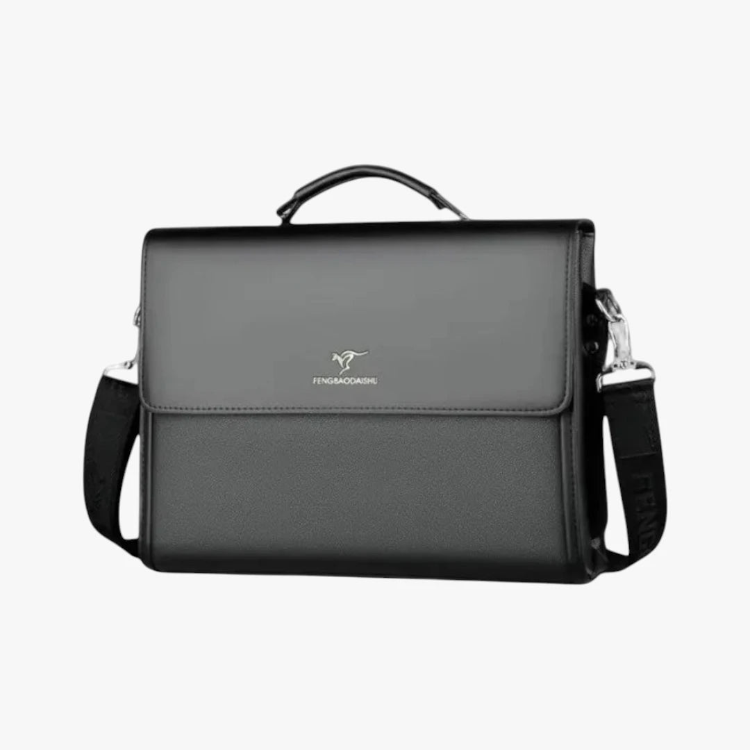 Miles & Luna Business Shoulder Bag Compact Organiser Briefcase with Sleek Design for Men