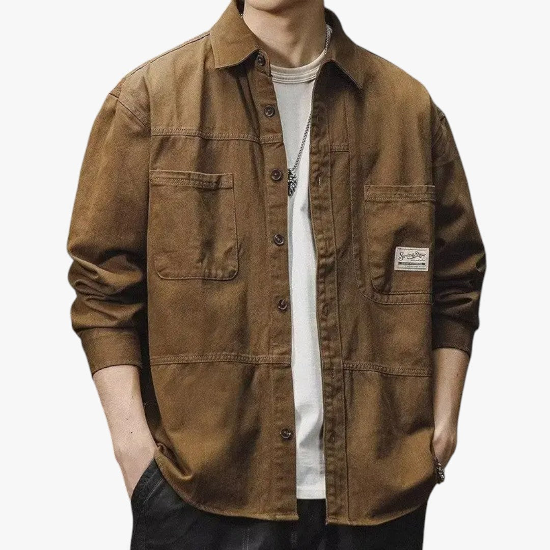 Miles & Luna Button-Up Shirt for Men
