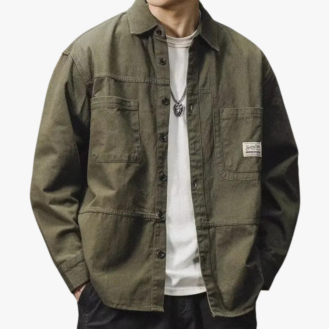Miles & Luna Button-Up Shirt for Men