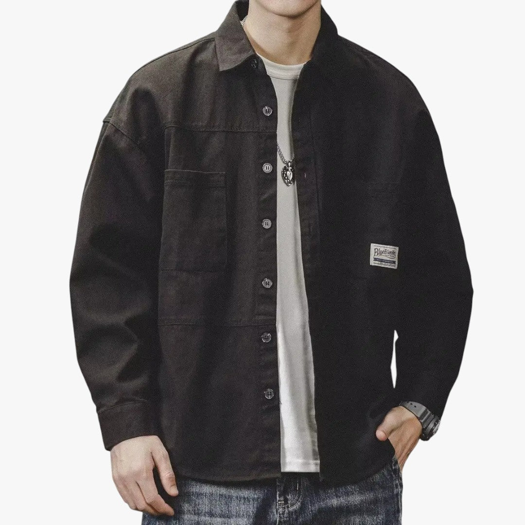 Miles & Luna Button-Up Shirt for Men