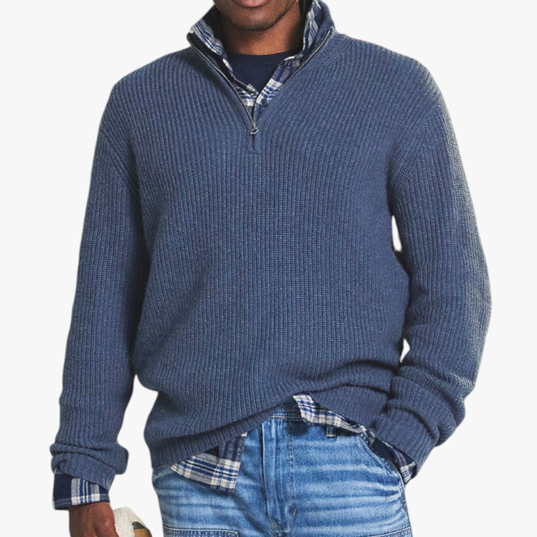 Miles & Luna Cashmere Business Casual Pullover for Men