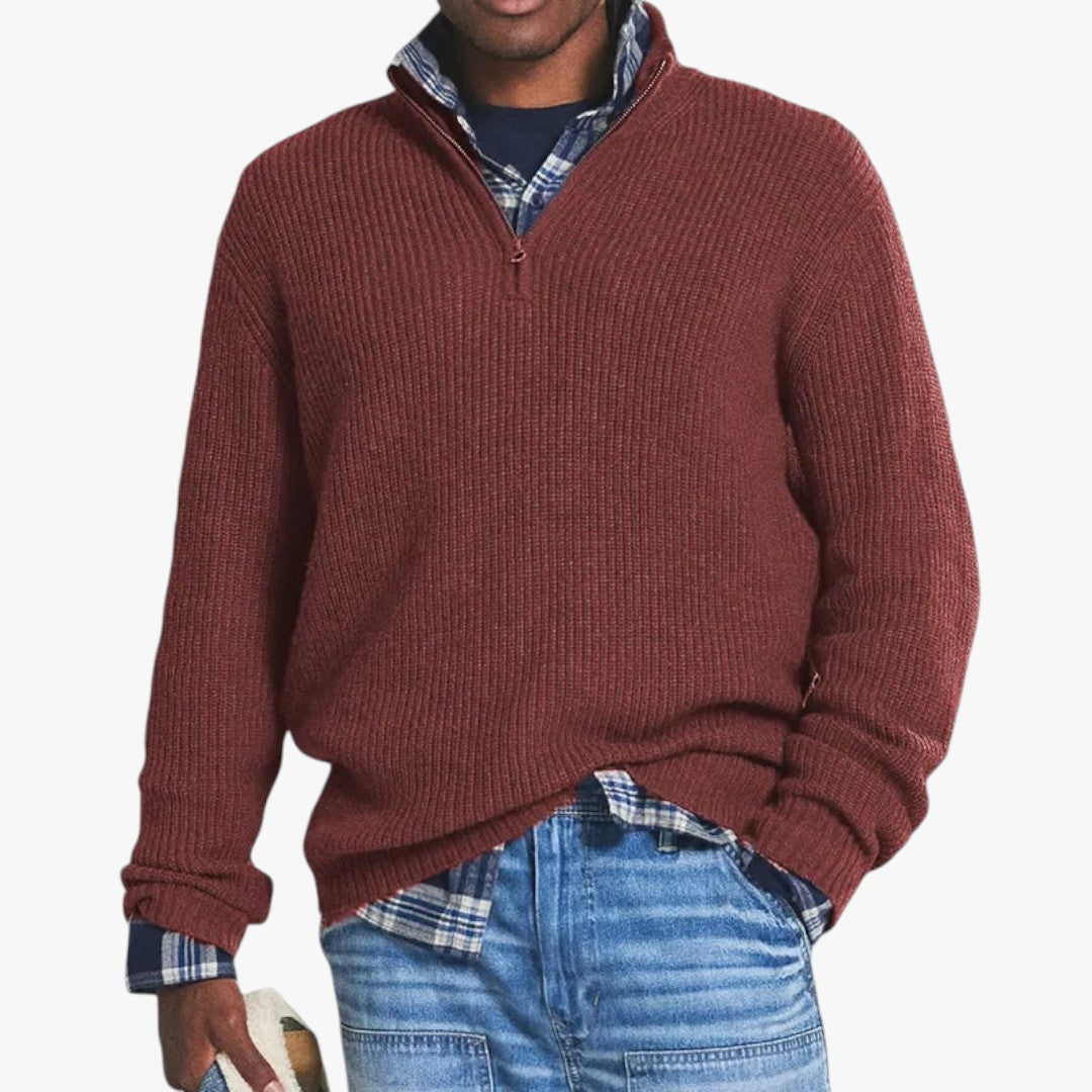 Miles & Luna Cashmere Business Casual Pullover for Men