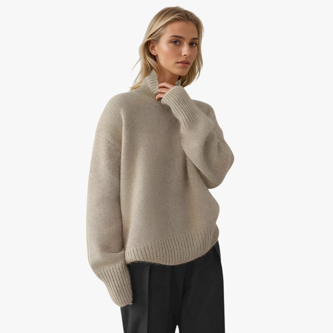 Miles & Luna Cashmere Turtleneck Sweater for Women
