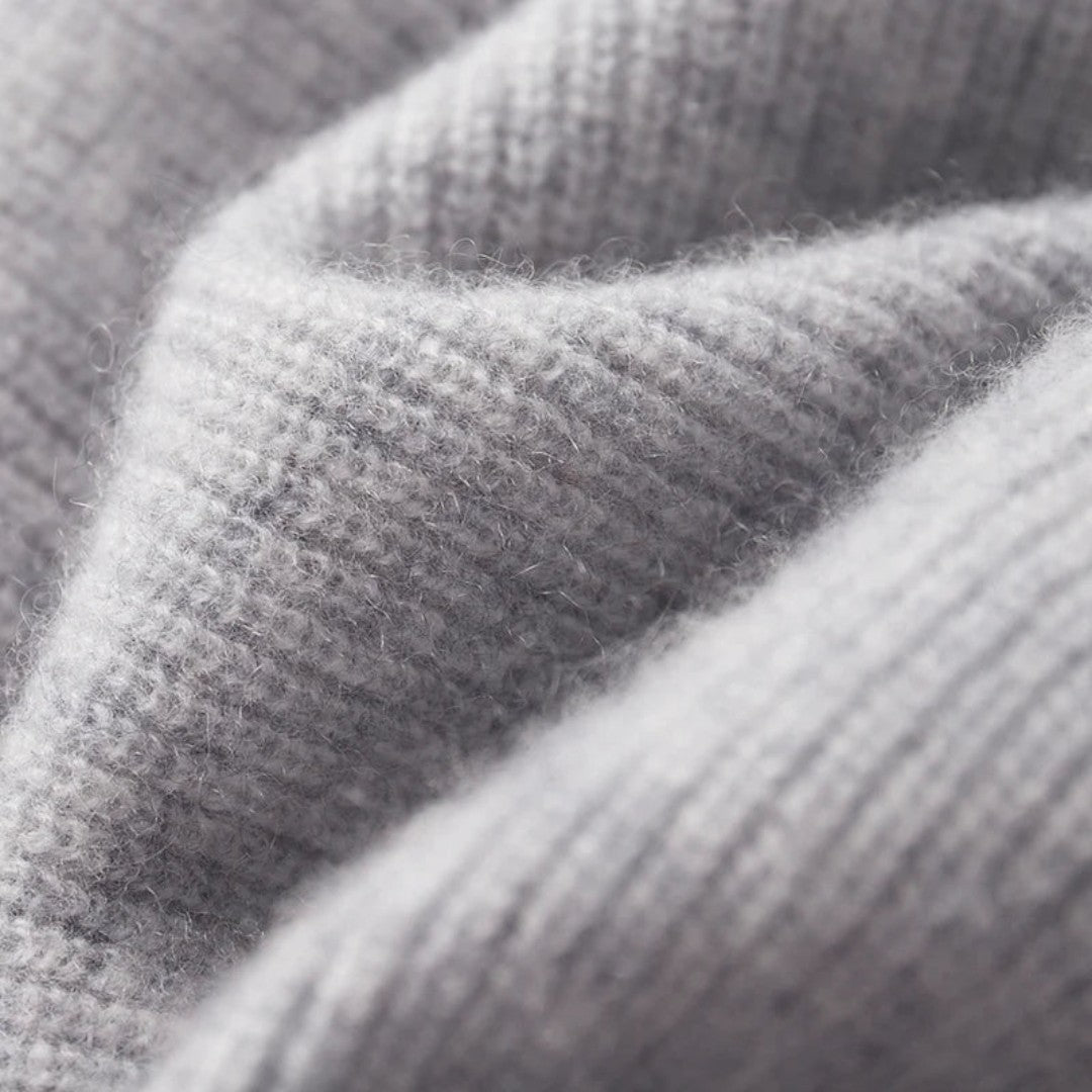 Miles & Luna Cashmere Zip Hoodie Soft Knit Casual Wear for Men