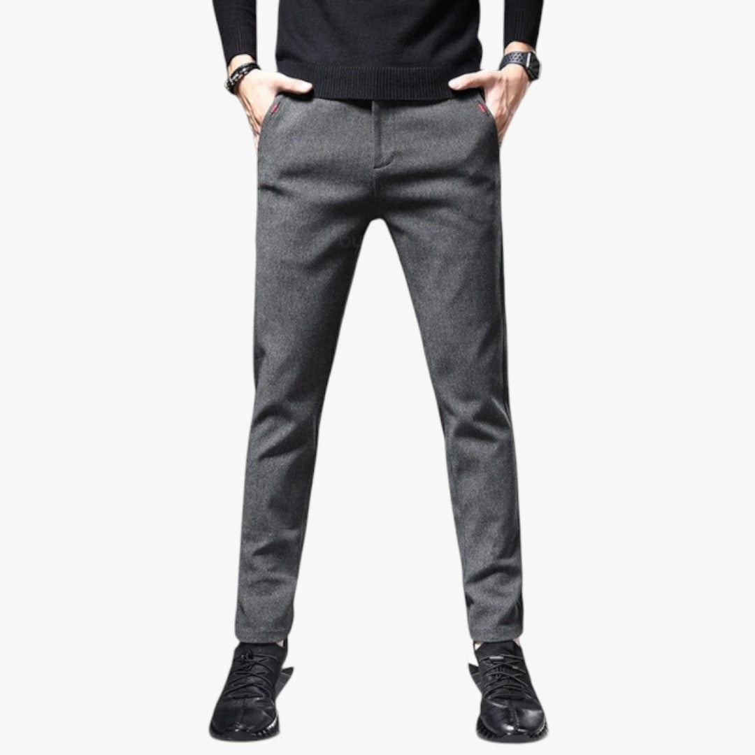Miles & Luna Casual Brushed Pants for Men