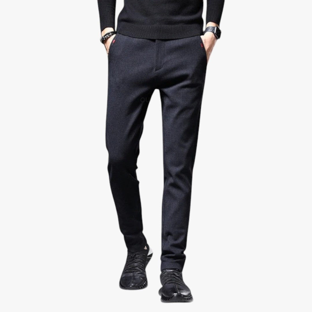 Miles & Luna Casual Brushed Pants for Men