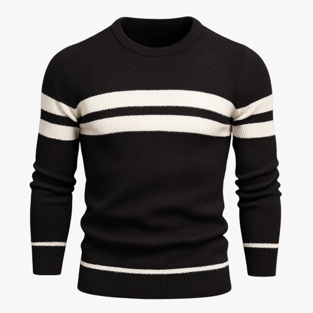 Miles & Luna Casual Cotton Crew Neck Sweater for Men