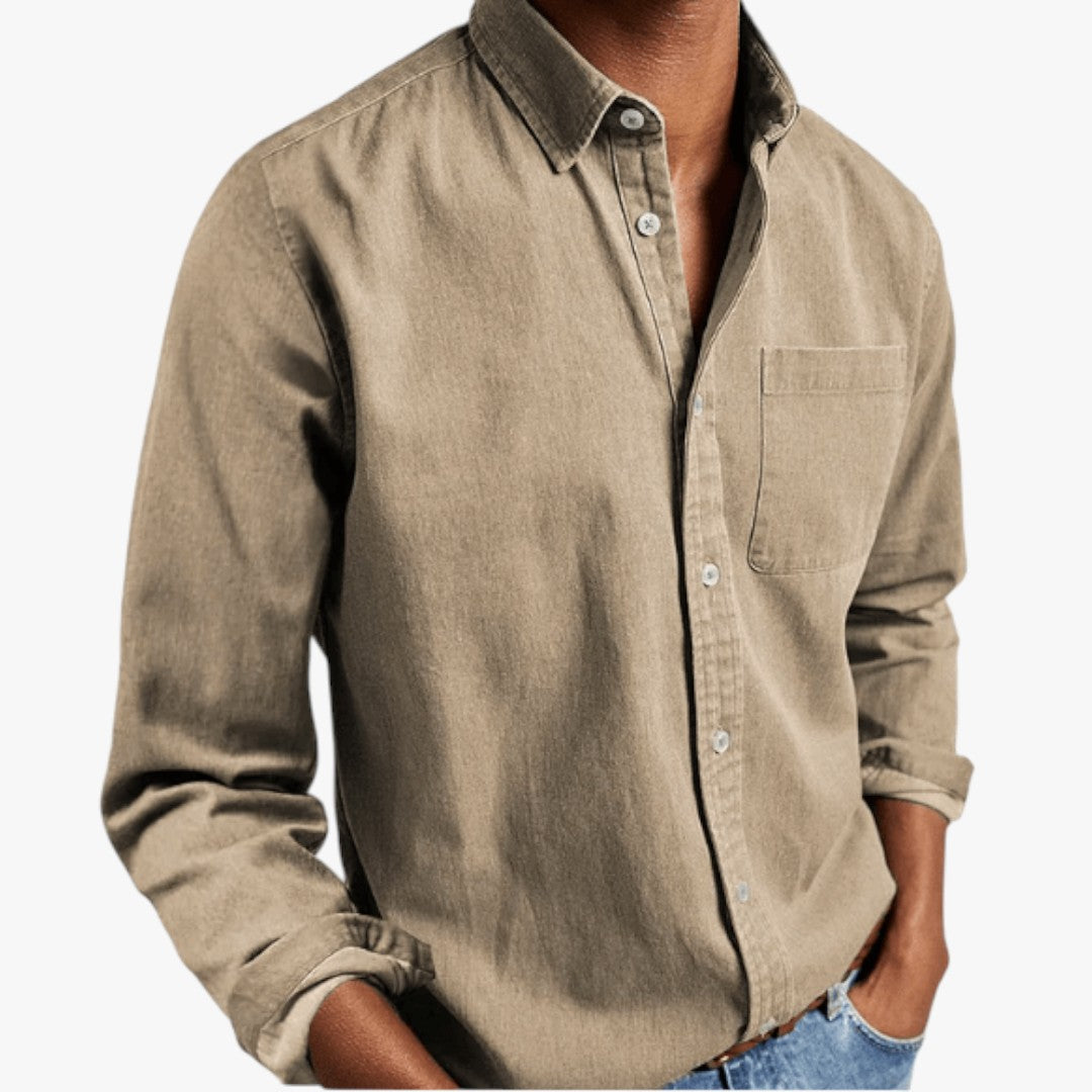 Miles & Luna Casual Linnen Elegant Shirt for Men