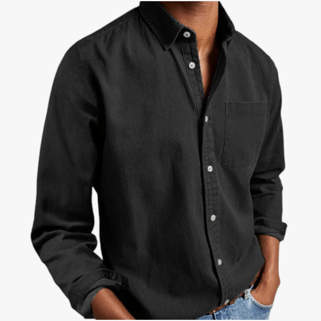 Miles & Luna Casual Linnen Elegant Shirt for Men