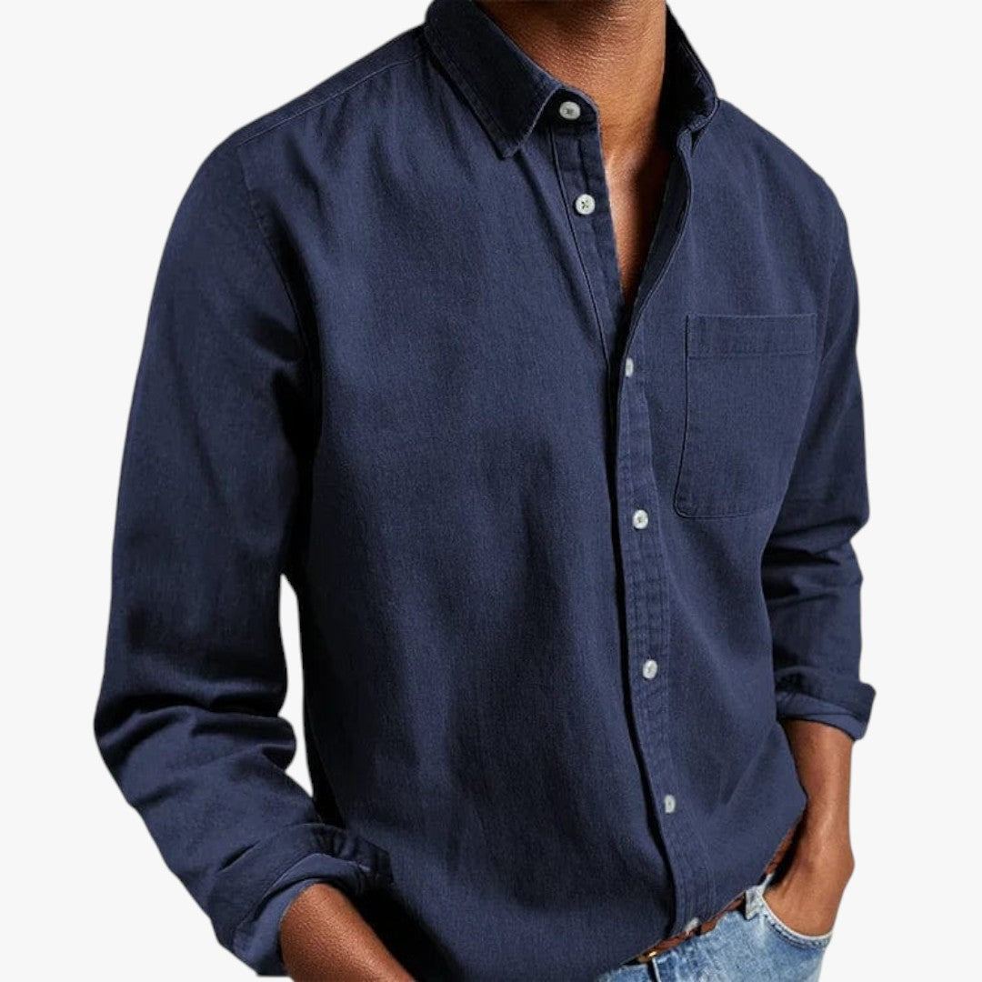 Miles & Luna Casual Linnen Elegant Shirt for Men