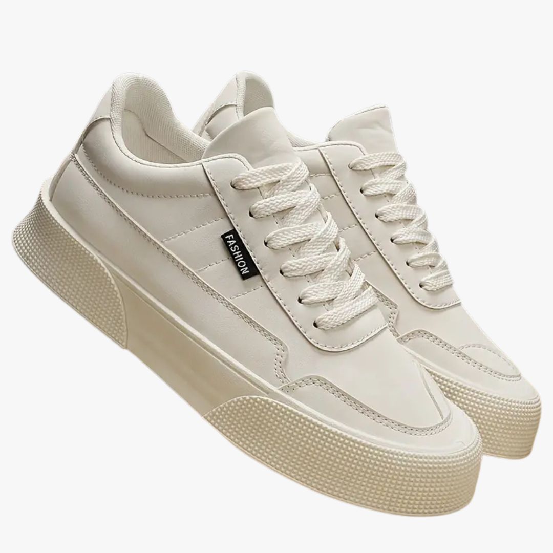 Miles & Luna Casual Sneakers Suede-Like Upper Low-Top Lace-Up Durable Grip Sole for Men