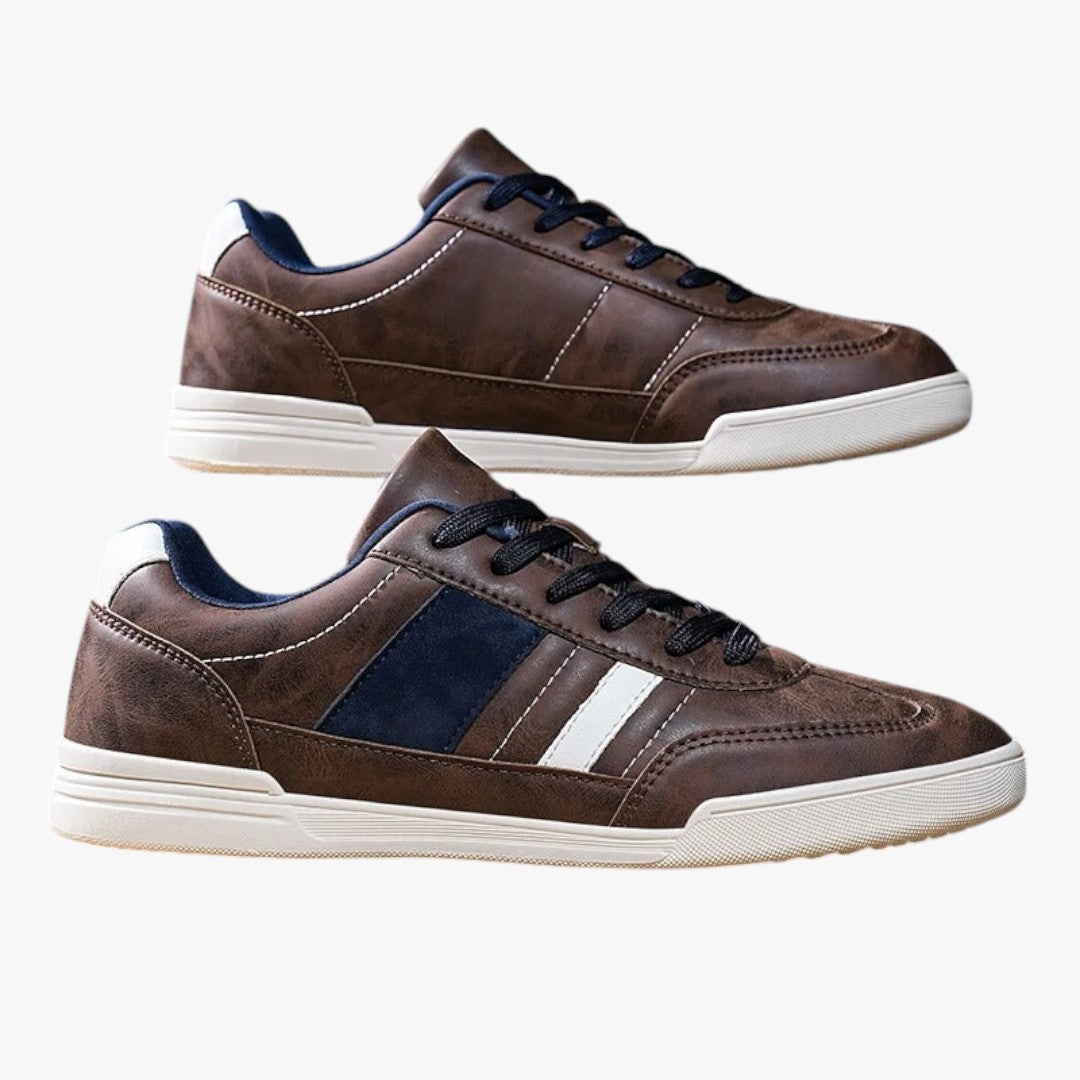 Miles & Luna Classic Leather Sneakers for Men