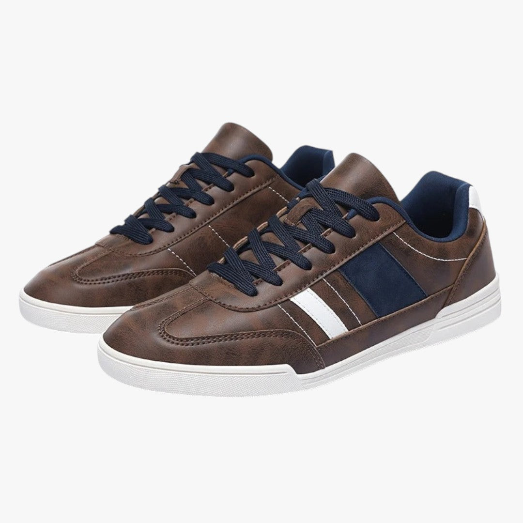 Miles & Luna Classic Leather Sneakers for Men