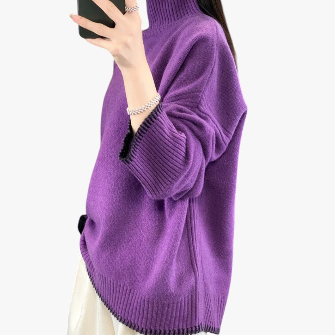 Miles & Luna Comfortable Soft Loose Knitted Jumper for Women