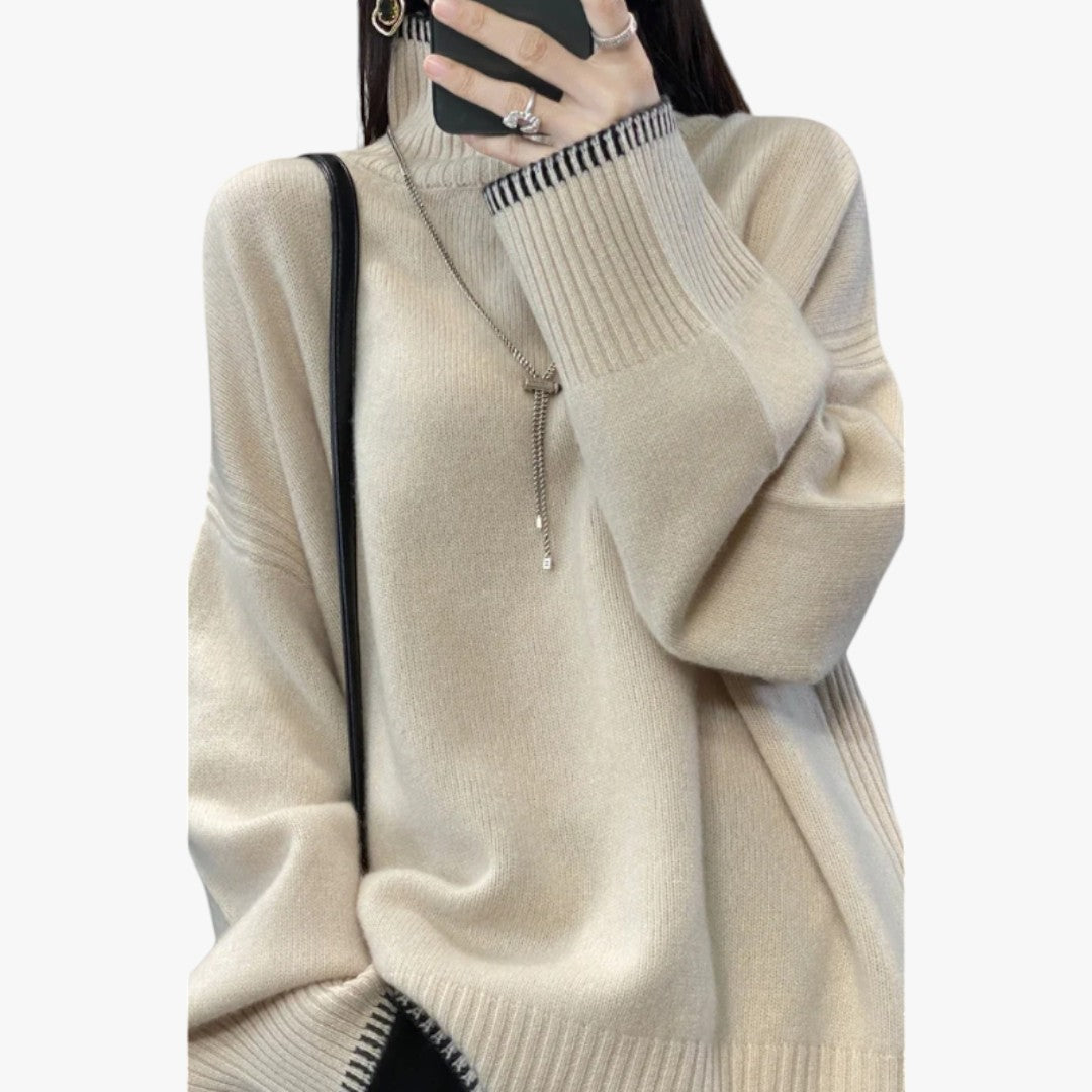 Miles & Luna Comfortable Soft Loose Knitted Jumper for Women