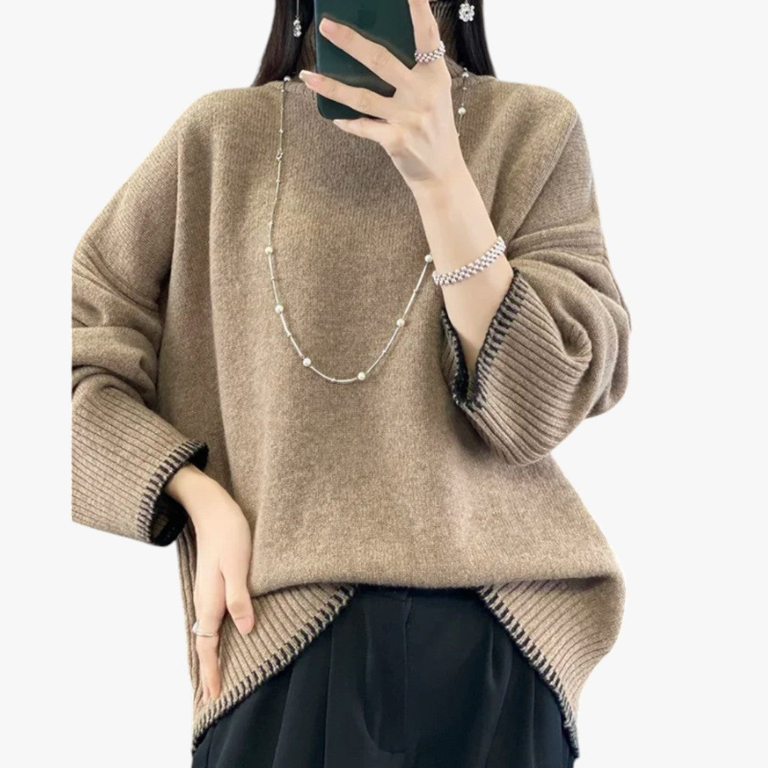 Miles & Luna Comfortable Soft Loose Knitted Jumper for Women