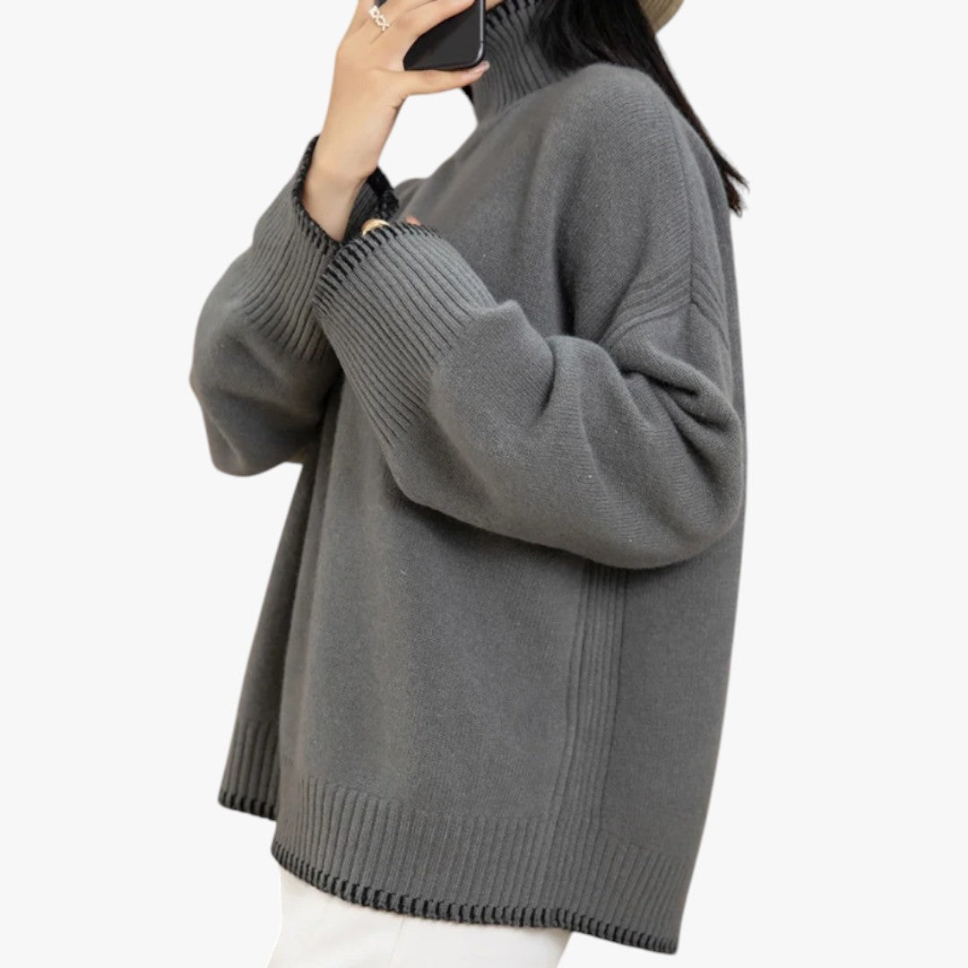 Miles & Luna Comfortable Soft Loose Knitted Jumper for Women