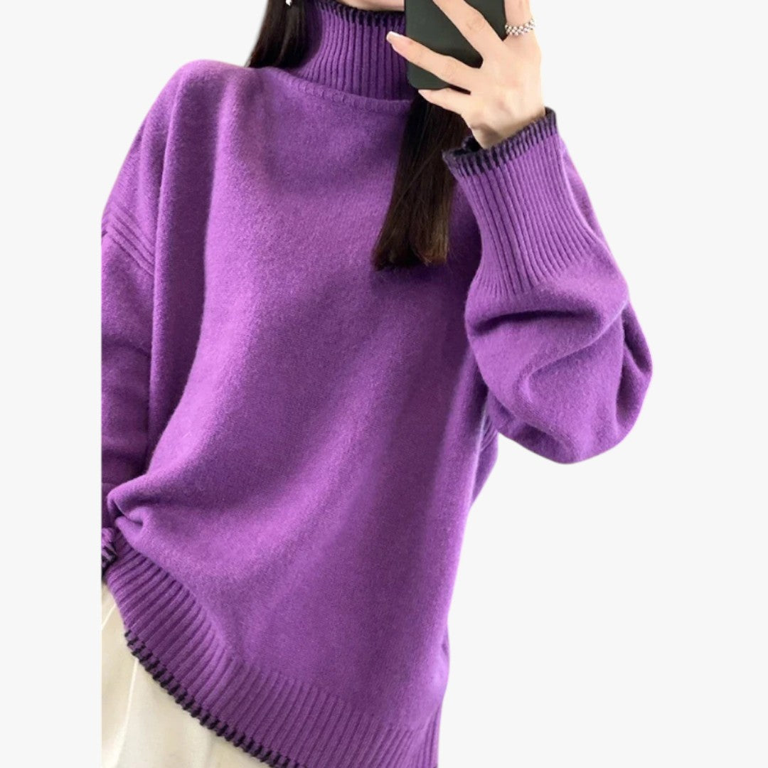 Miles & Luna Comfortable Soft Loose Knitted Jumper for Women