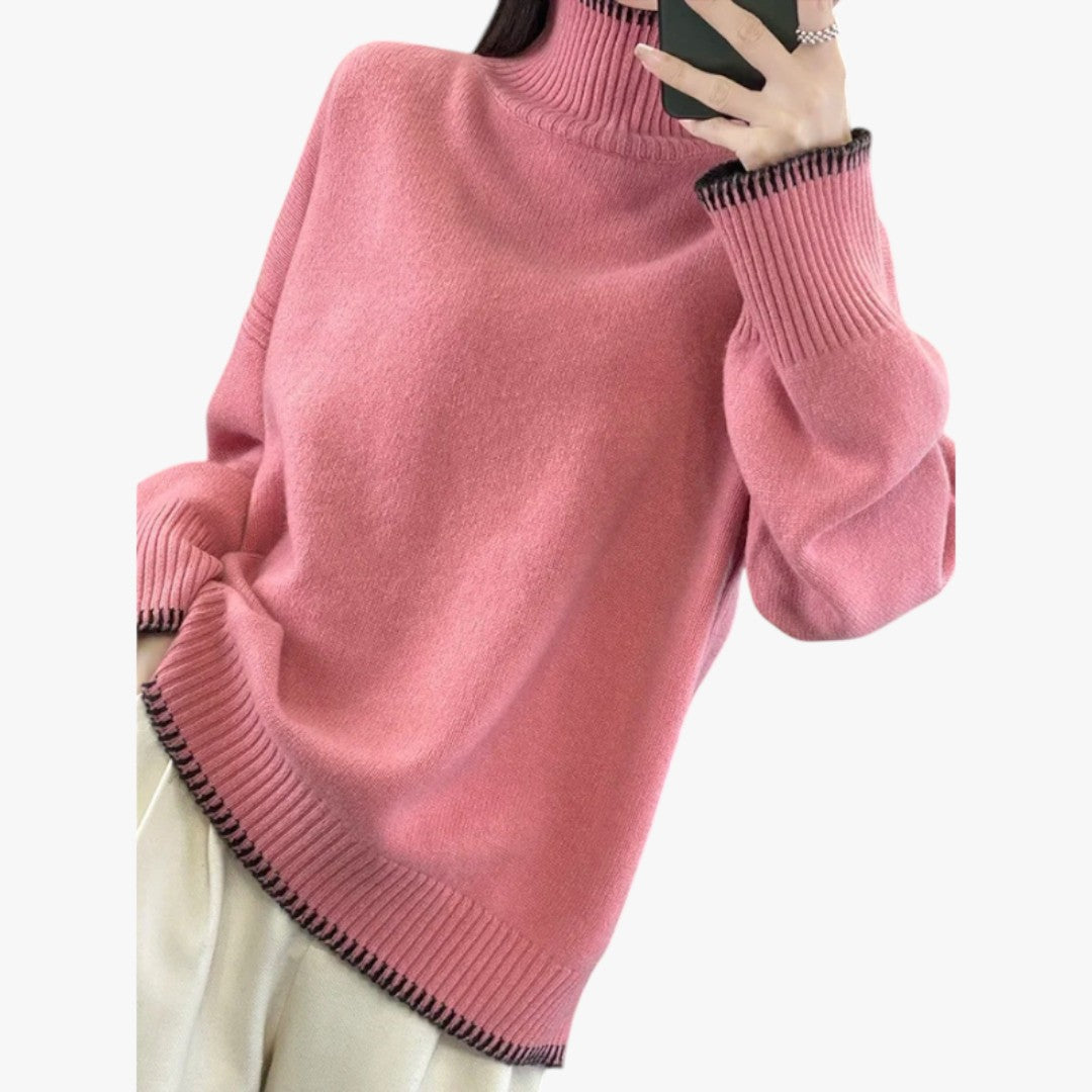 Miles & Luna Comfortable Soft Loose Knitted Jumper for Women