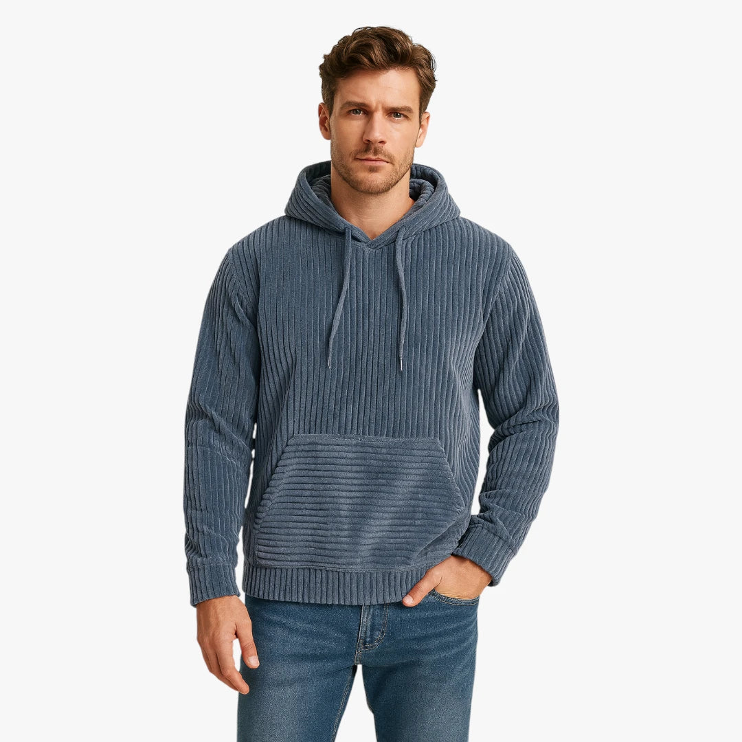 Miles & Luna Corduroy Hoodie for Men