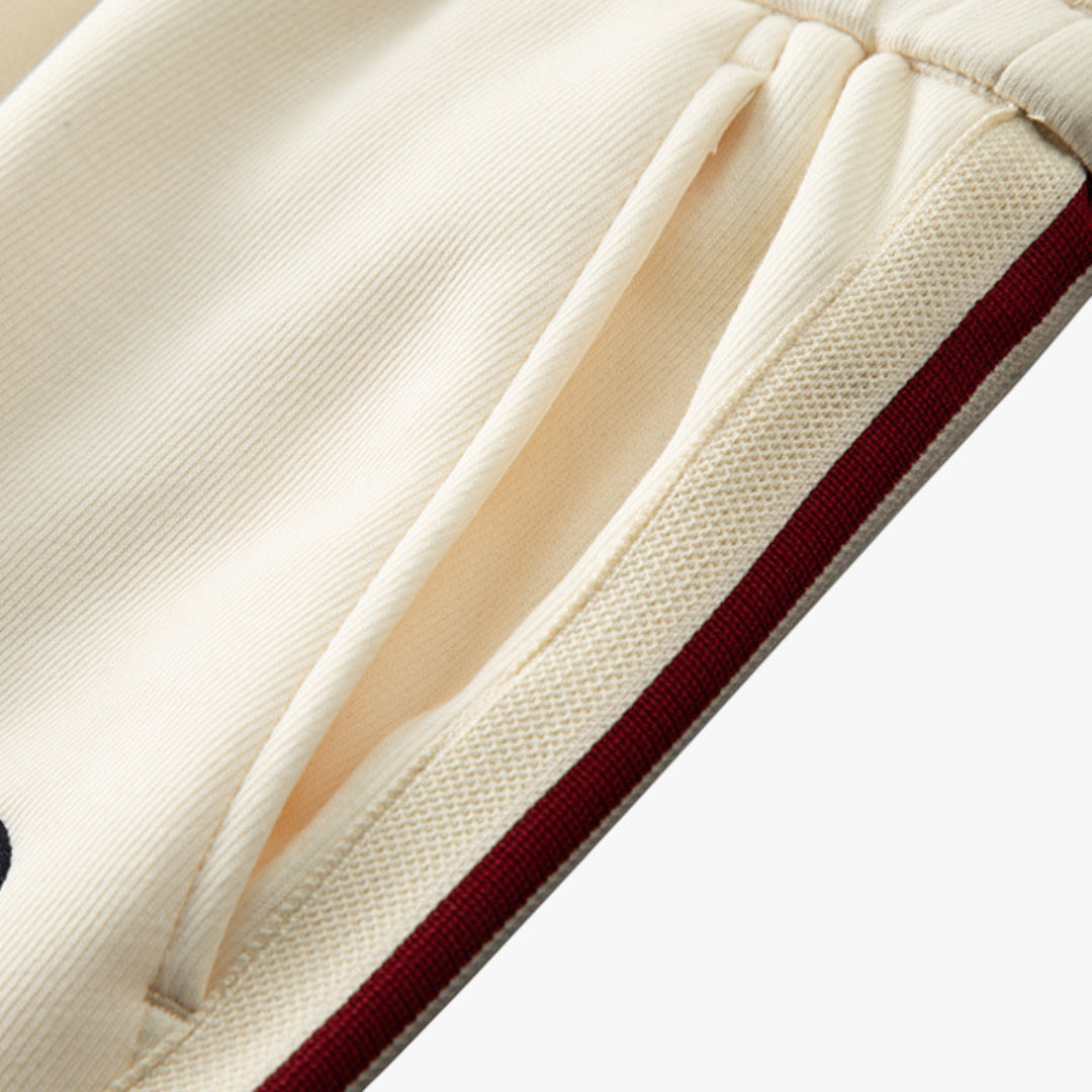Miles & Luna Cotton Tracksuit with Half Zip Sweatshirt and Elastic Waist Joggers for Men