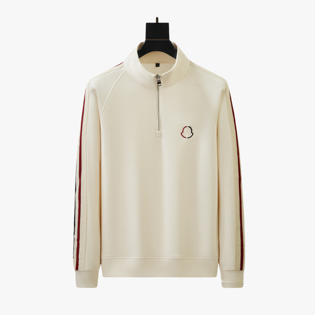Miles & Luna Cotton Tracksuit with Half Zip Sweatshirt and Elastic Waist Joggers for Men