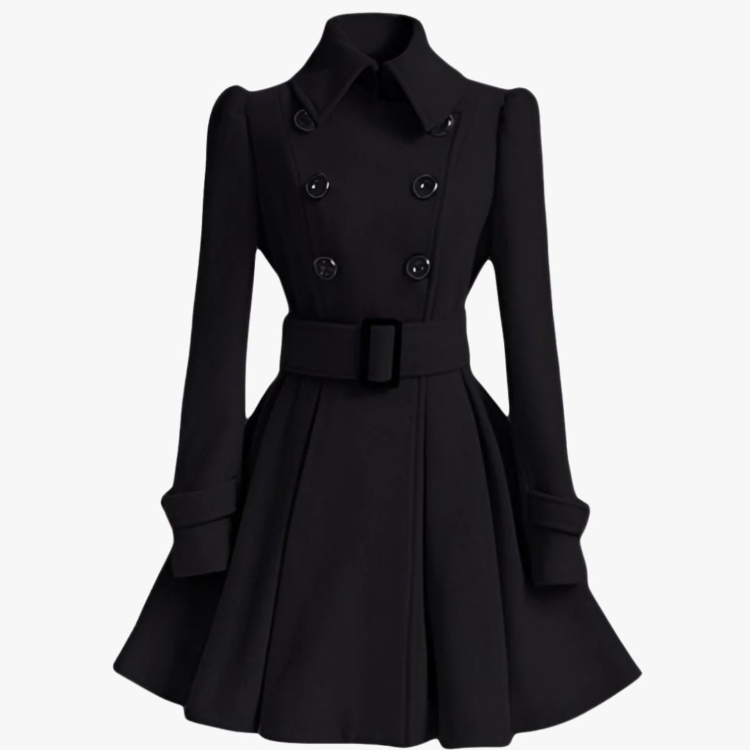 Miles & Luna Double breasted Coat with Belt for Women