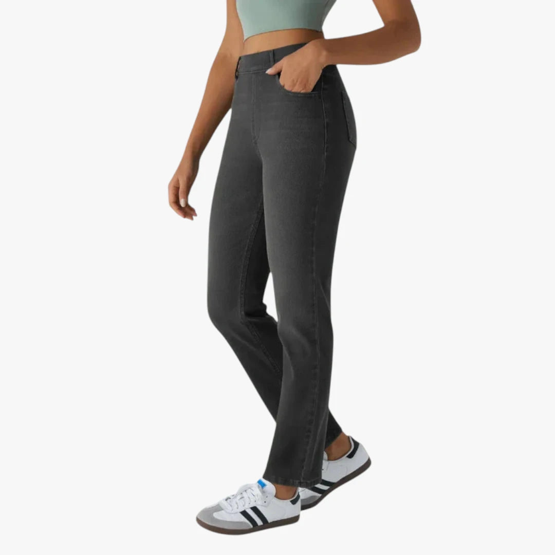 Miles & Luna Elastic Pants - Comfortable Stretch Pants, Stylish and Casual Pants for Daily Use