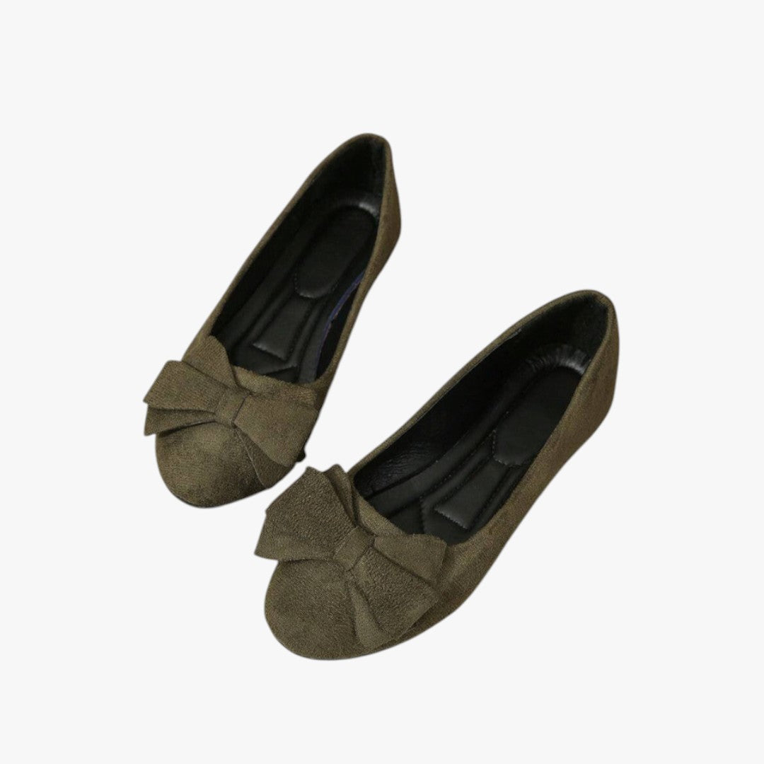 Miles & Luna Elegant Casual Bow Detail Flats for Women