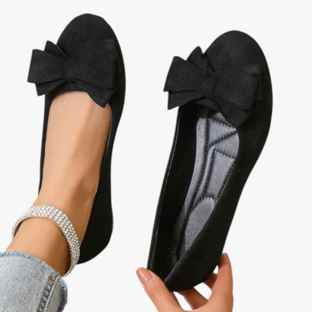 Miles & Luna Elegant Casual Bow Detail Flats for Women