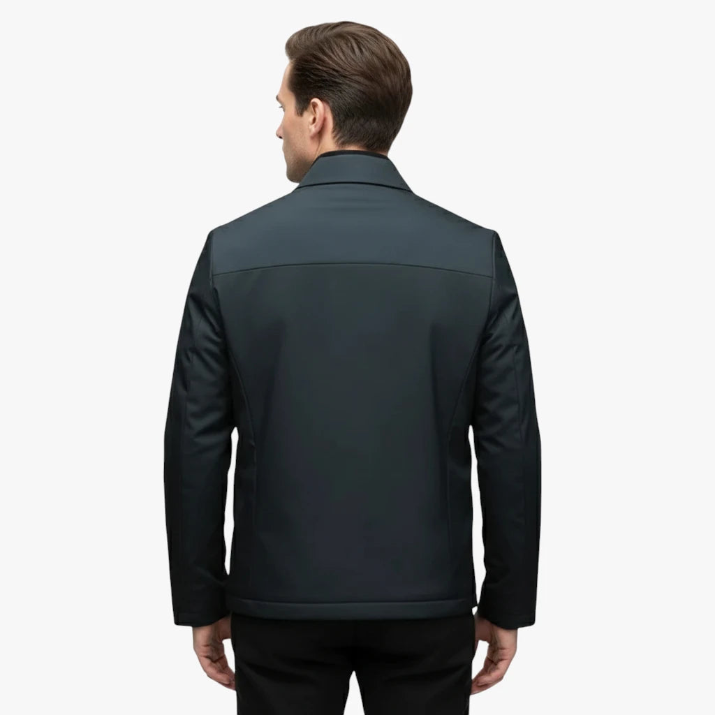 Miles & Luna Elegant Down Casual Jacket with Sleek Lightweight Design for Men