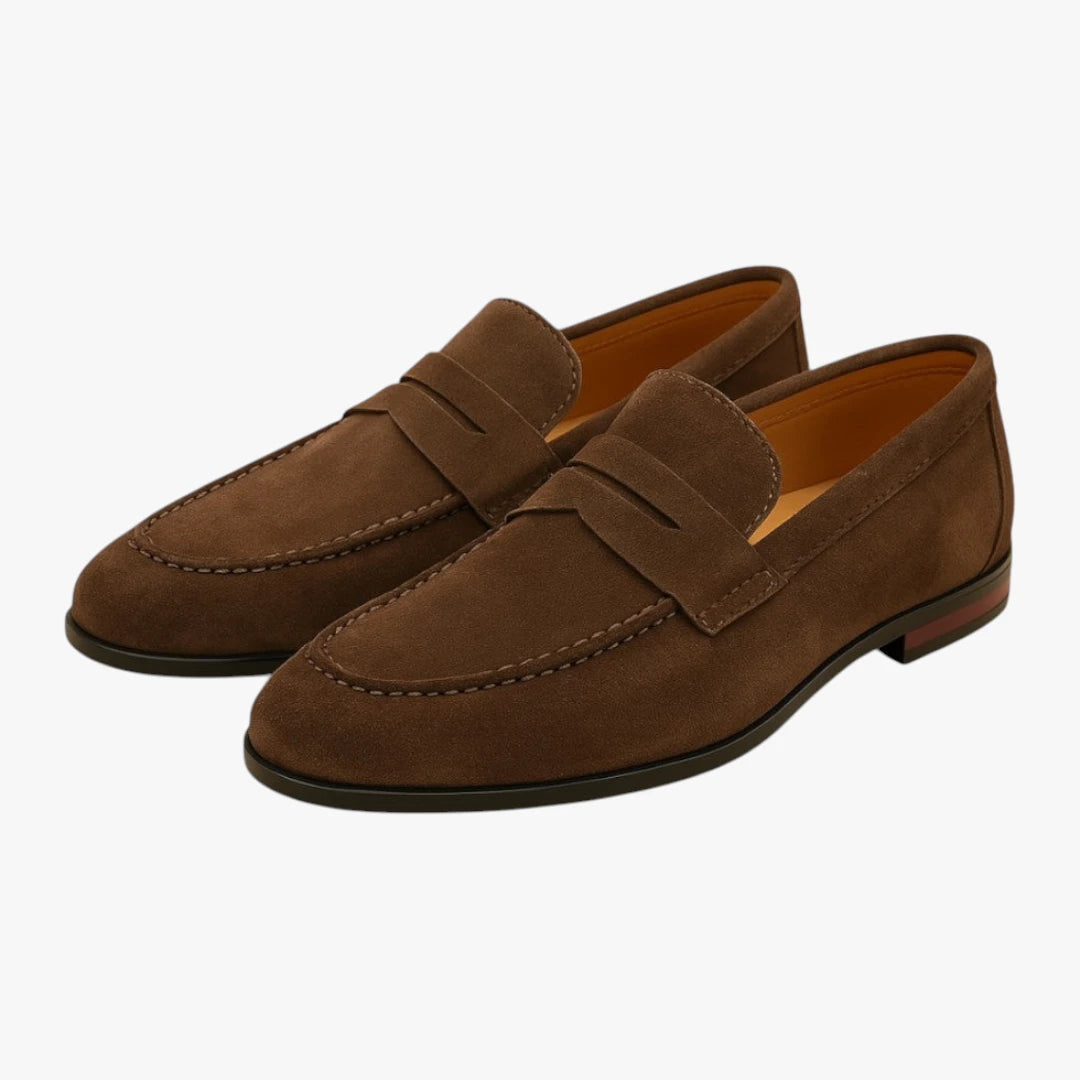 Miles & Luna Faux Suede Boots with Supportive Sole and Timeless Chic Design for Men