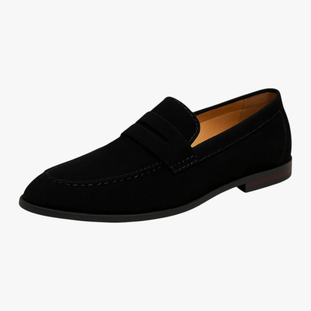 Miles & Luna Faux Suede Boots with Supportive Sole and Timeless Chic Design for Men