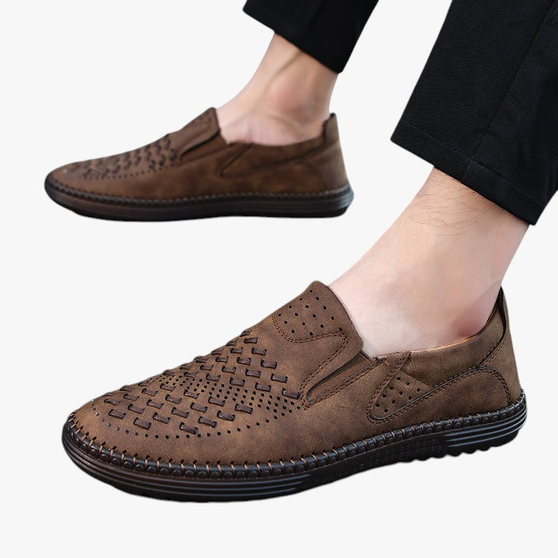 Miles & Luna Genuine Leather Loafer for Men