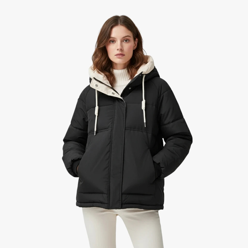 Miles & Luna Jacket - Hooded fleece-lined design for women