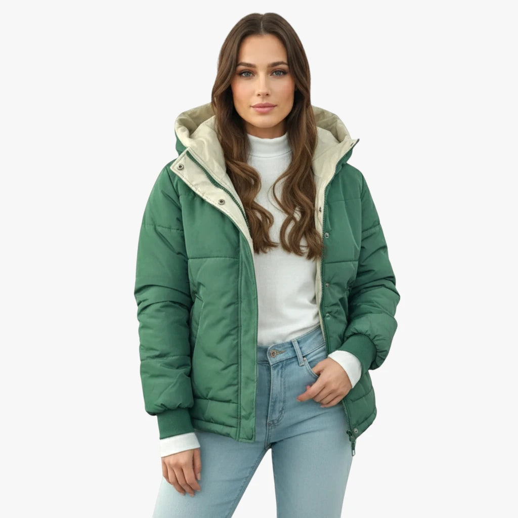 Miles & Luna Jacket - Hooded fleece-lined design for women