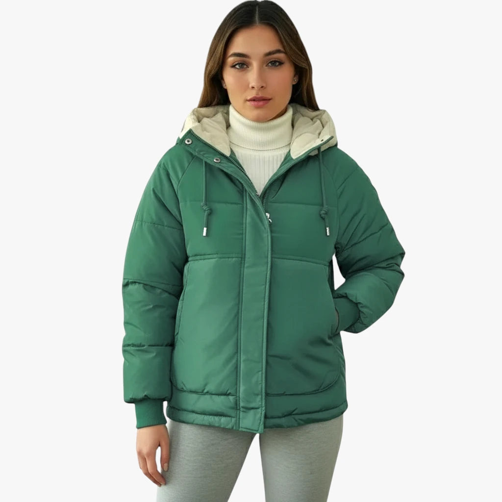 Miles & Luna Jacket - Hooded fleece-lined design for women
