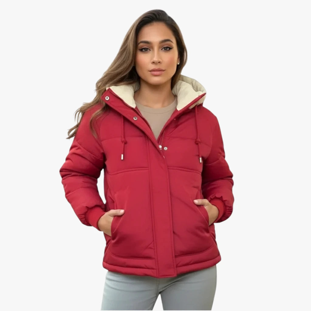 Miles & Luna Jacket - Hooded fleece-lined design for women