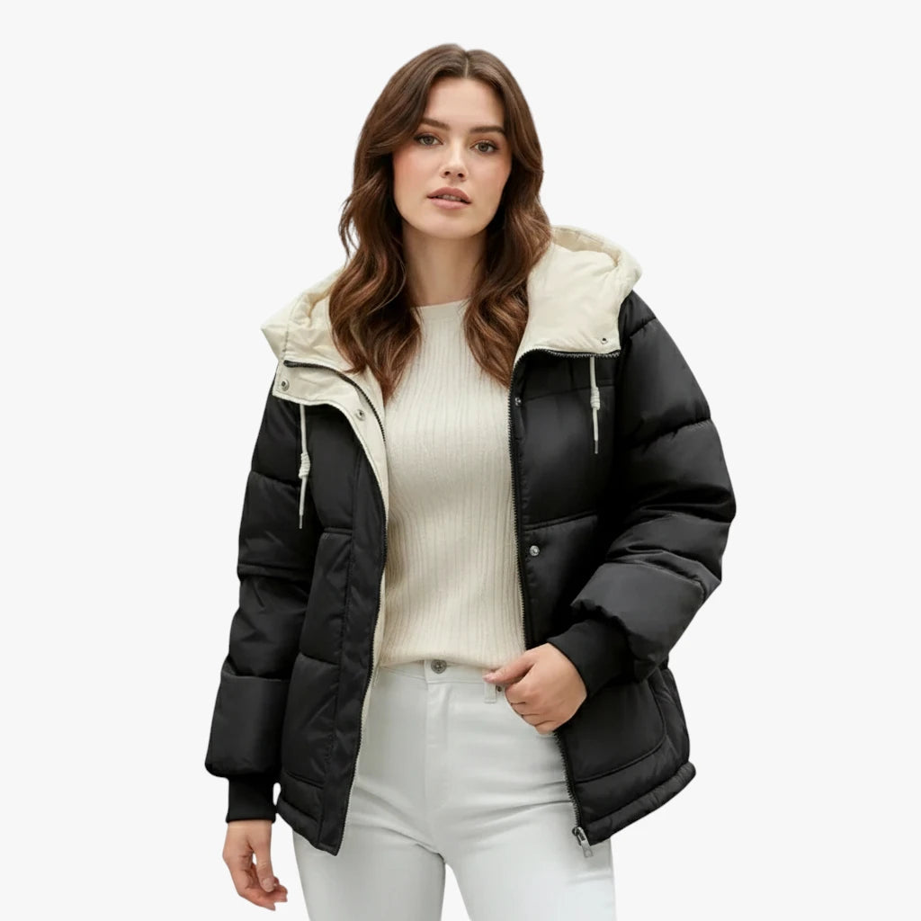 Miles & Luna Jacket - Hooded fleece-lined design for women