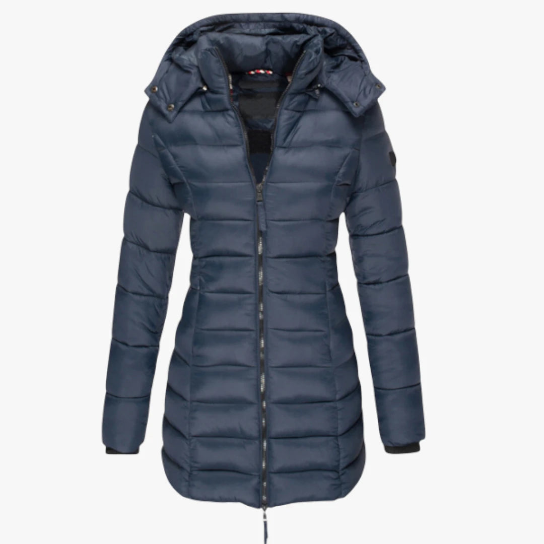 Miles & Luna Jacket Long Puffer Design For women