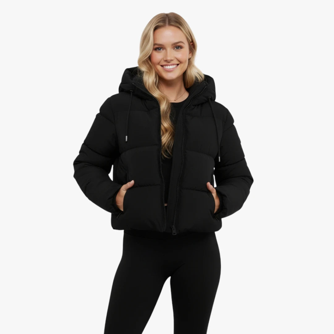 Miles & Luna Jacket Padded puffer style with hood for women