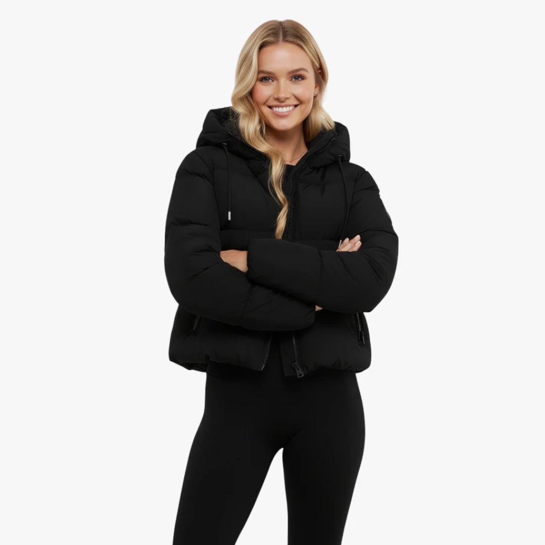 Miles & Luna Jacket Padded puffer style with hood for women